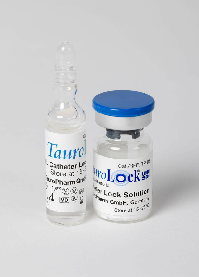 TauroLock™-U25.000 vial and TauroLock™ ampoule